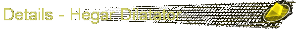 Details - Hegar Dilatator